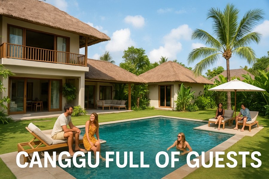 Canggu Bali: Full of Tourists and Villa Developments Even in Low Season