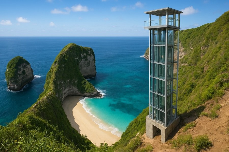 Kelingking Beach Glass Lift Controversy – Effects on Nusa Penida Tourism and Bali Villas Industry